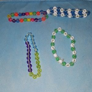 Home made bracelets